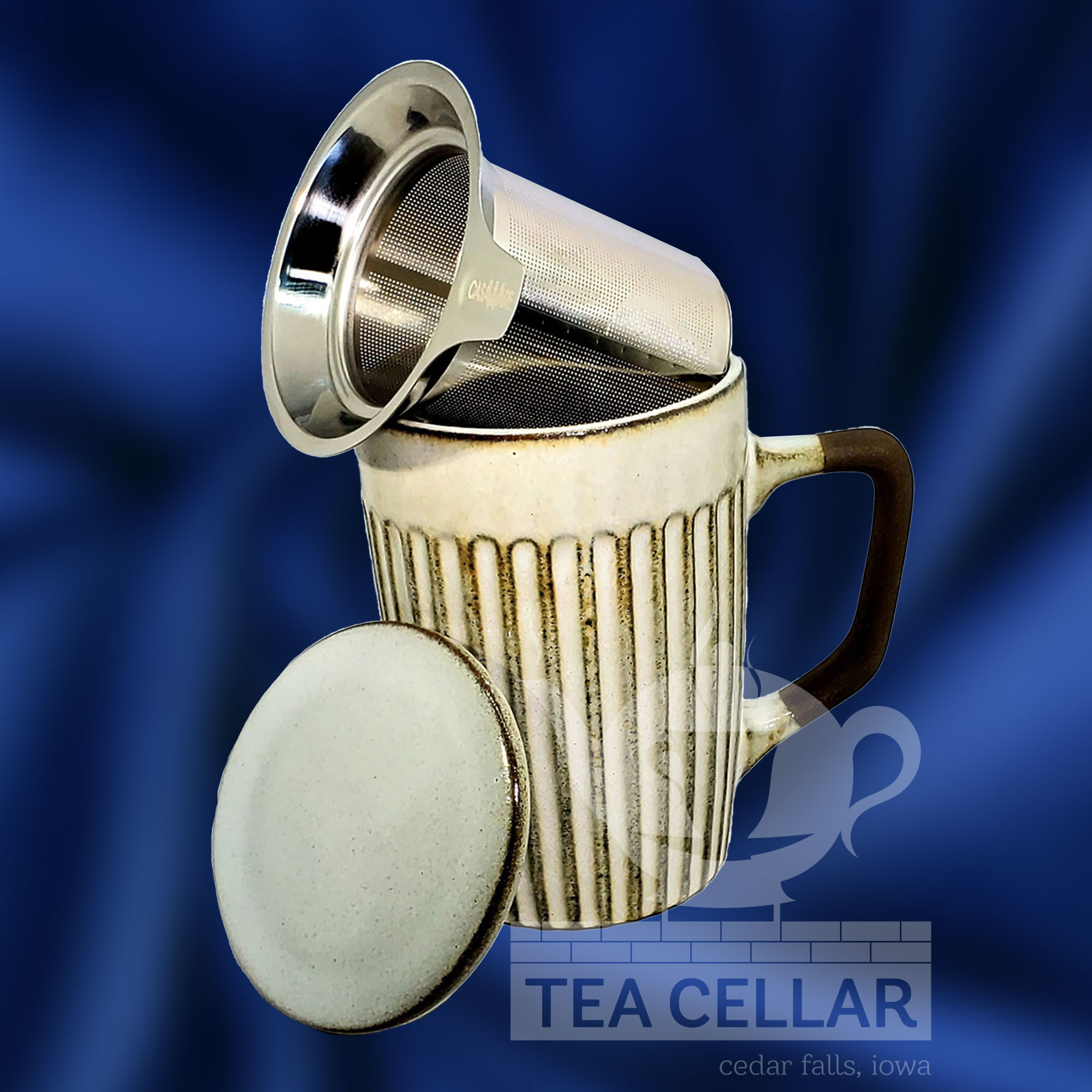 Tilt & Drip Tea Infuser Mug (Shell) 4 Tilt & Drip Tea Infuser Mug (Shell) - Image 4
