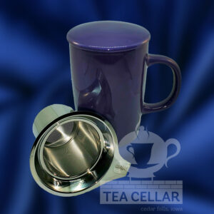 Tilt & Drip Tea Infuser Mug (Spring Blue & Purple)