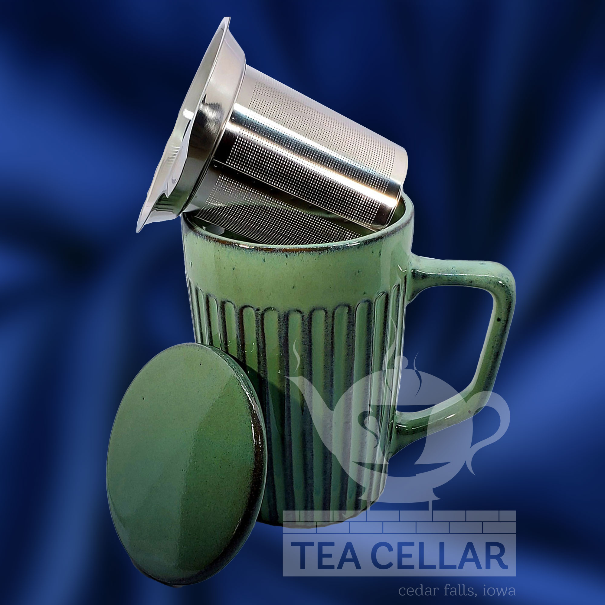 Tilt & Drip Tea Infuser Mug (Shell) 3 Tilt & Drip Tea Infuser Mug (Shell) - Image 3