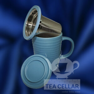 Tilt & Drip Tea Infuser Mug (Ripple)