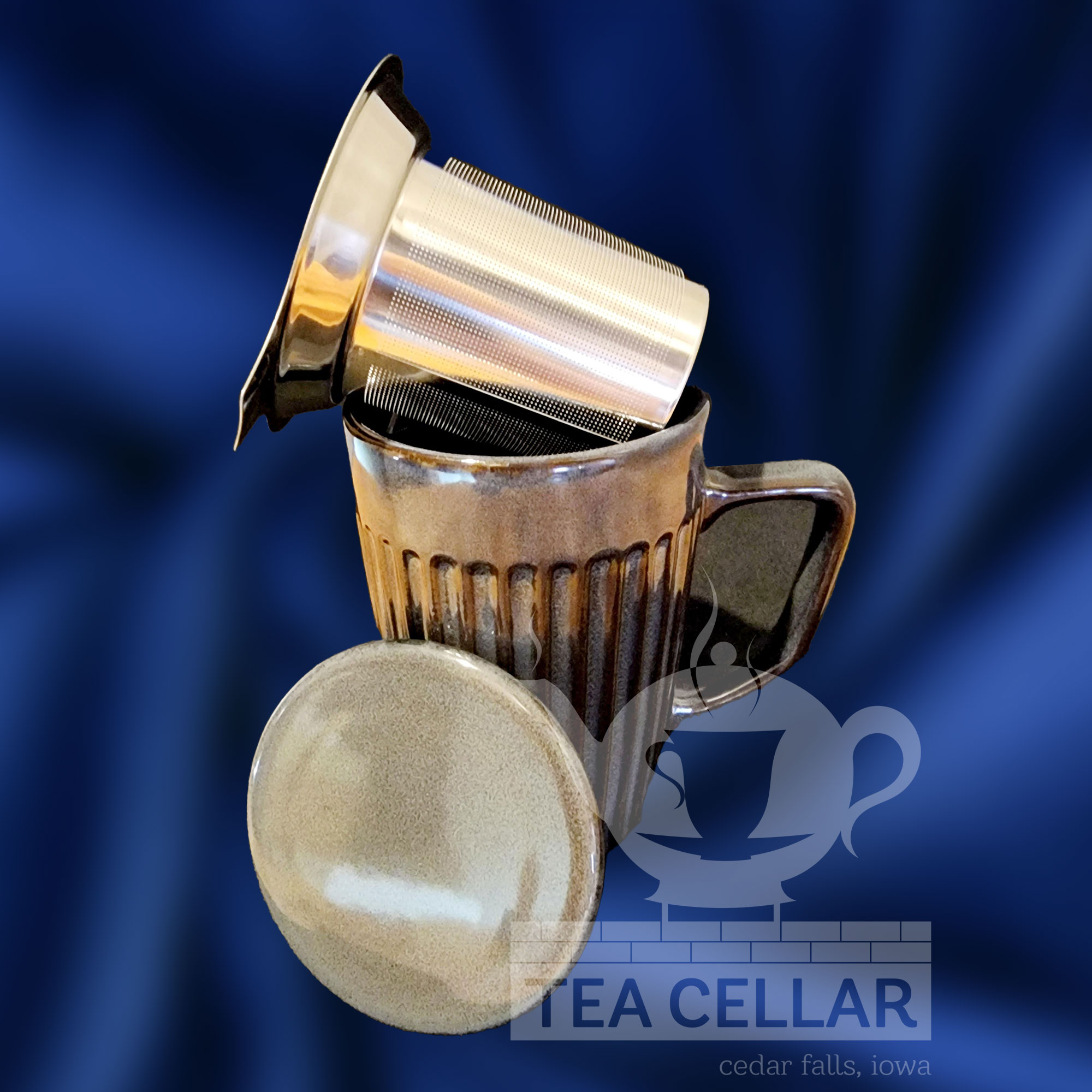 Tilt & Drip Tea Infuser Mug (Shell) 2 Tilt & Drip Tea Infuser Mug (Shell) - Image 2