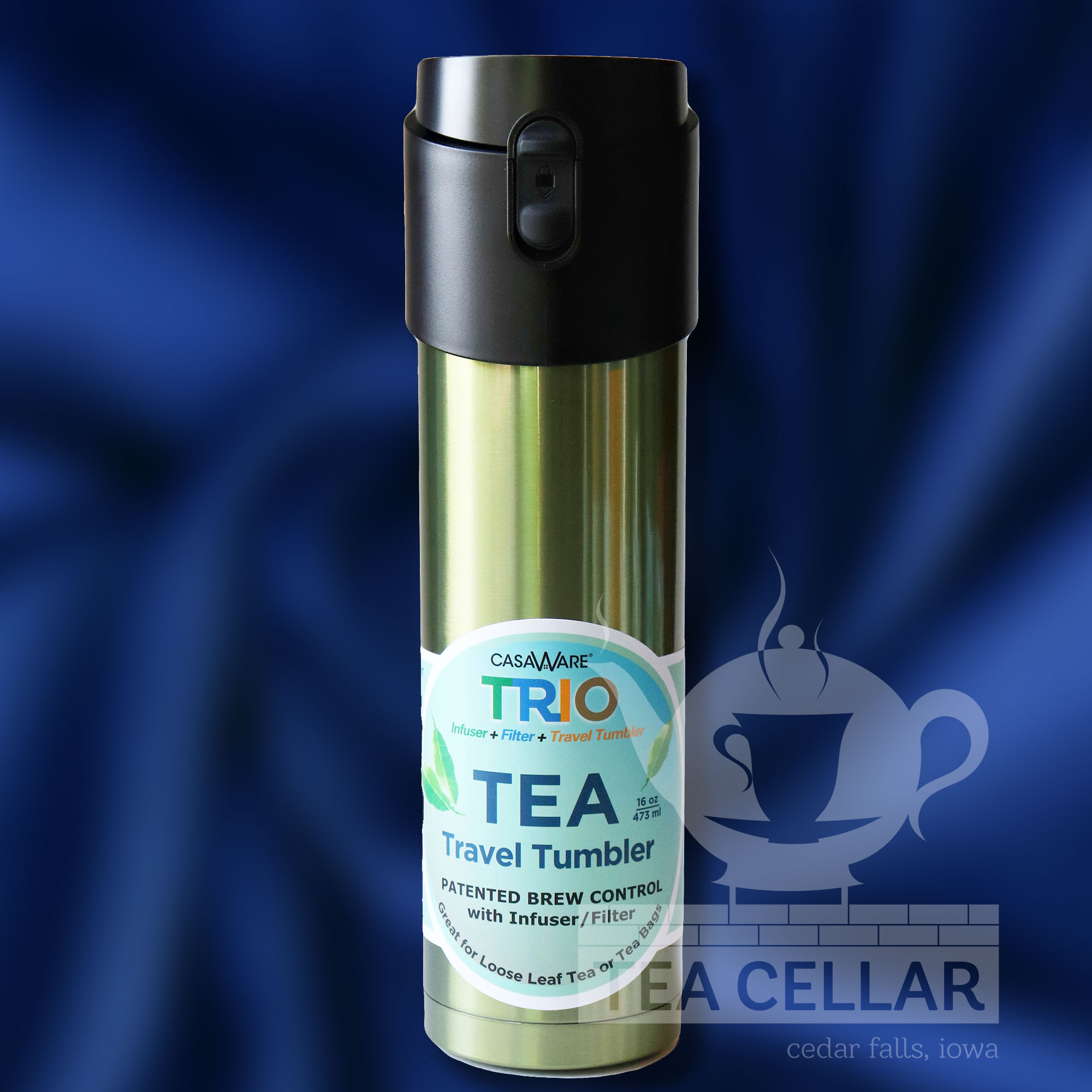 Upside Down Tea Tumbler--16 oz. 3 Upside Down Tea Tumbler--16 oz. - Image 3