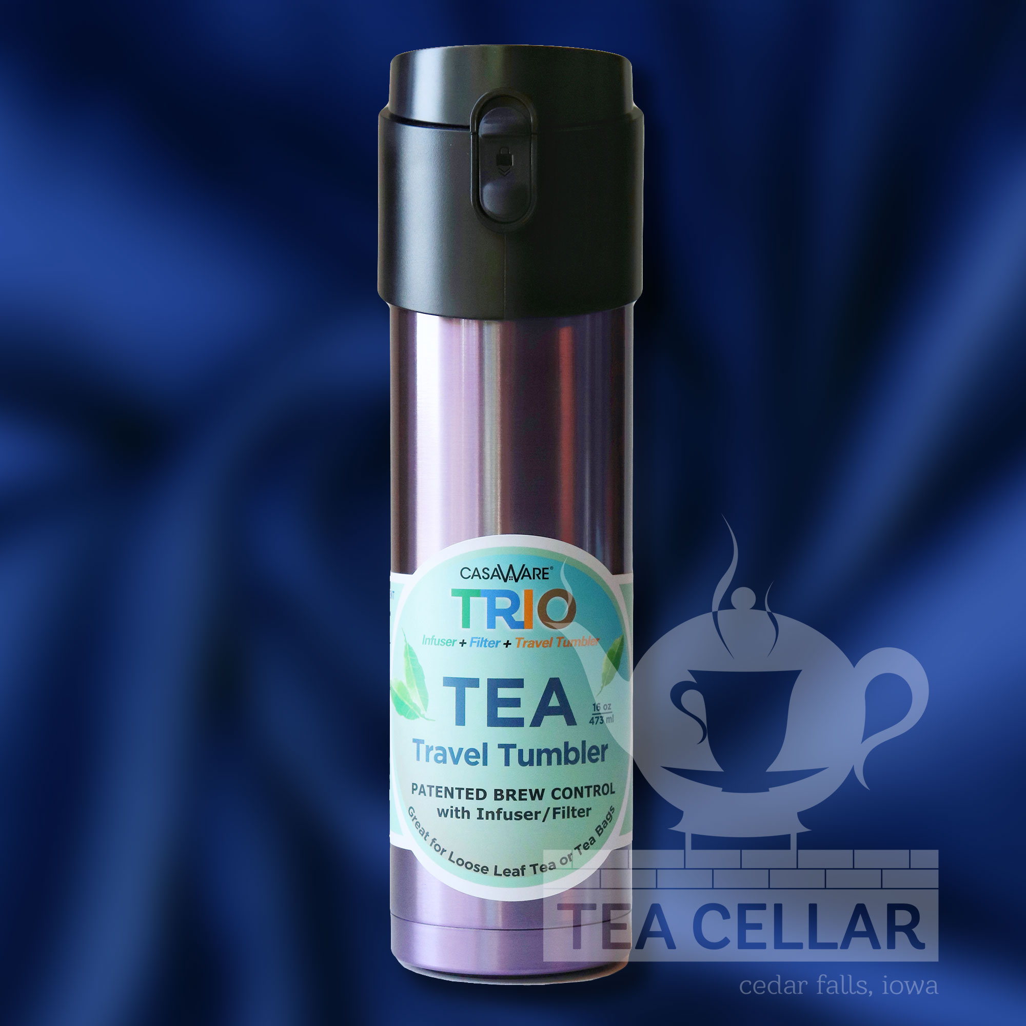 Upside Down Tea Tumbler--16 oz. 4 Upside Down Tea Tumbler--16 oz. - Image 4